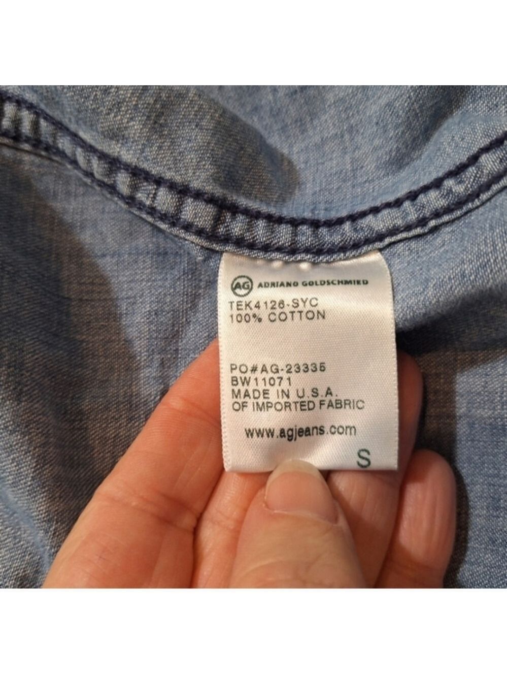 Adriano Goldschmied Denim Sleeveless Vest Small - Picture 4 of 5